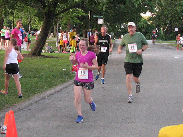 Race Action Near the Finish Area : Wednesday July 29th