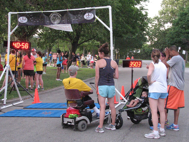 Race Action Near the Finish Area : Wednesday July 29th