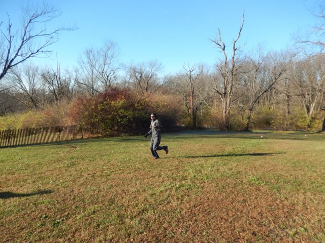Permian Fall 50-Km Runners on their Start Parade Loop : Saturday November 14, 2015