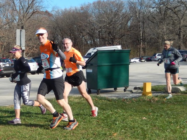 Permian Fall 25-Km Runners Starting their Parade Loop : Saturday November 14, 2015
