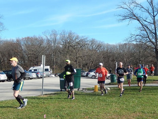 Permian Fall 25-Km Runners Starting their Parade Loop : Saturday November 14, 2015