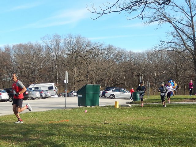 Permian Fall 25-Km Runners Starting their Parade Loop : Saturday November 14, 2015