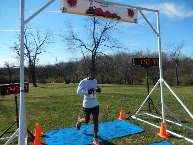 Sunil Hanoman of Carol Stream finishes 3rd Overall in the 25-Km!