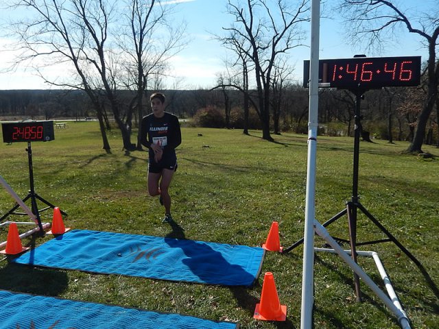 Alexander Manaois of Mt. Prospect finishes 4th Overall in the 25-Km