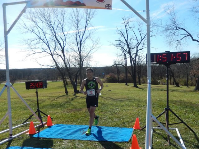 Yutaro Seki of Chicago finishes 6th Overall in the 25-Km