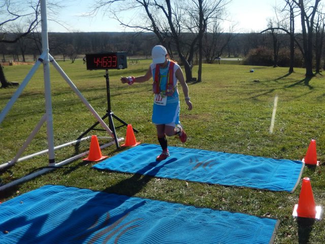 Bibo Gao of Buffalo Grove finishes 2nd Female Overall in the 50-Km!