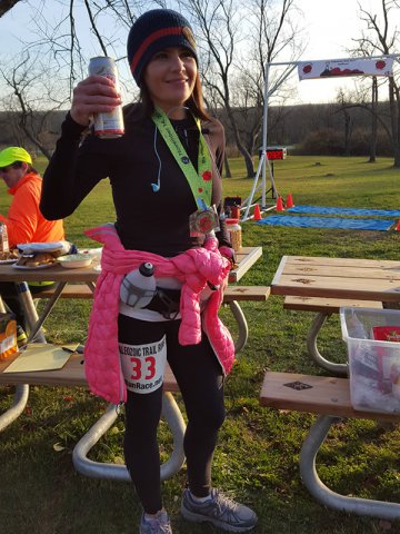 Nadia Grisolia completes her 1st-ever 25k race, then runs an extra 10.8 miles for her 1st Marathon!
