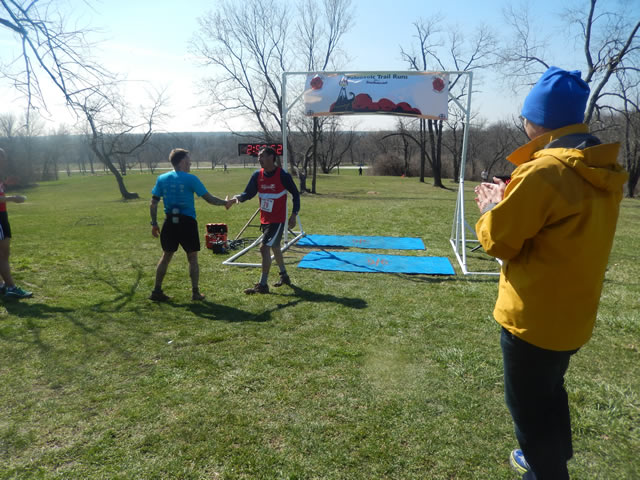 Alejandro Sandoval finishes in third place among Silurian Spring 25-Km runners!