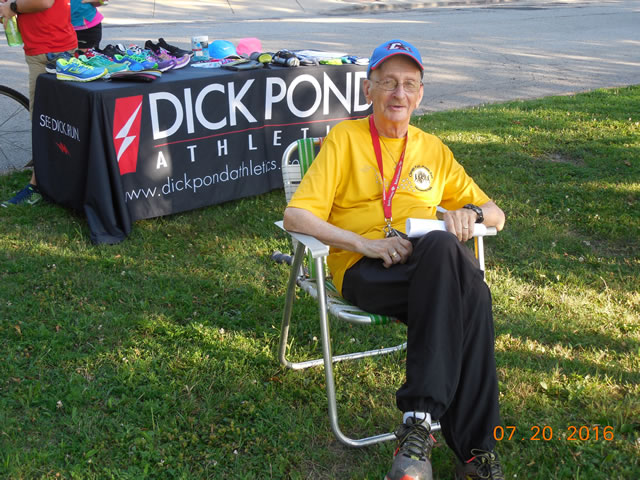 Pre-race gathering and participant check in