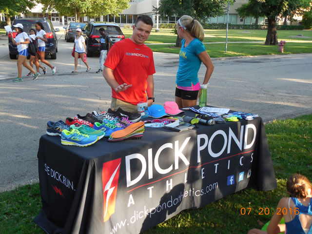 Pre-race gathering and participant check in