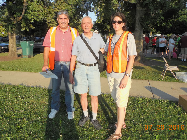Pre-race gathering and participant check in