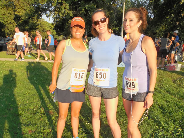 Pre-race gathering and participant check in