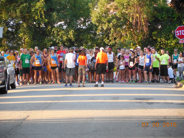 Starting line of the 5-Km featured event!