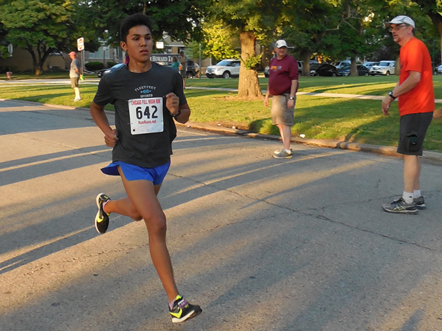 Race action from the roads of Norwood Park