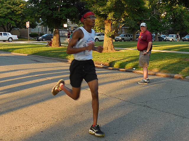 Race action from the roads of Norwood Park