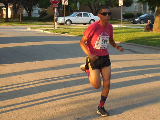 Race action from the roads of Norwood Park