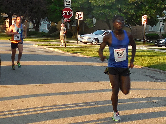 Race action from the roads of Norwood Park