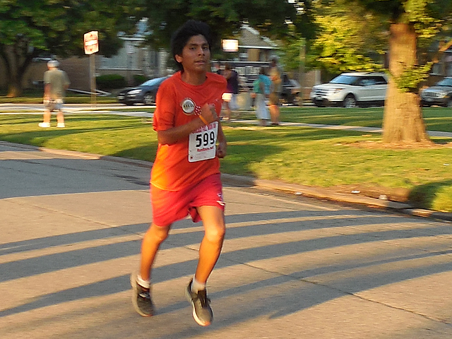 Race action from the roads of Norwood Park