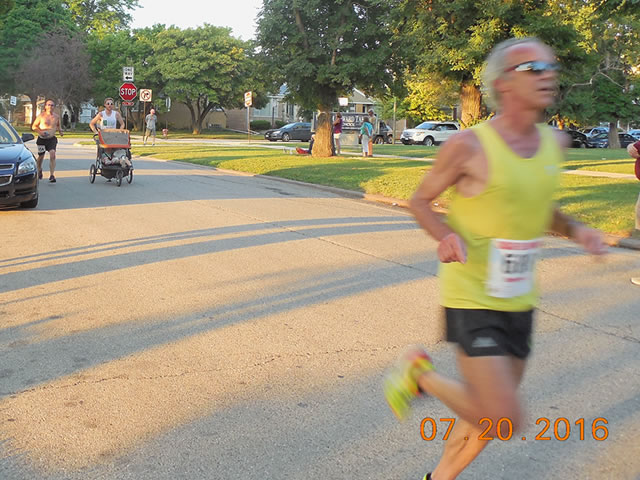 Race action from the roads of Norwood Park