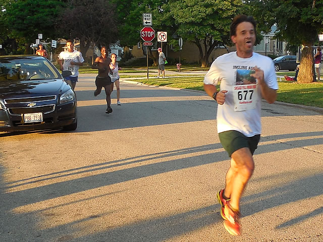 Race action from the roads of Norwood Park