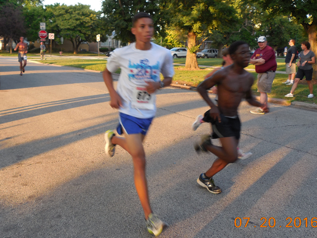 Race action from the roads of Norwood Park