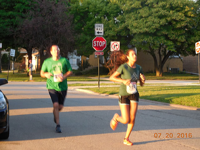 Race action from the roads of Norwood Park