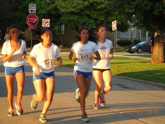 Race action from the roads of Norwood Park