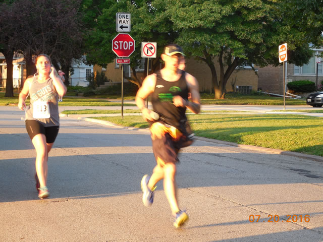 Race action from the roads of Norwood Park