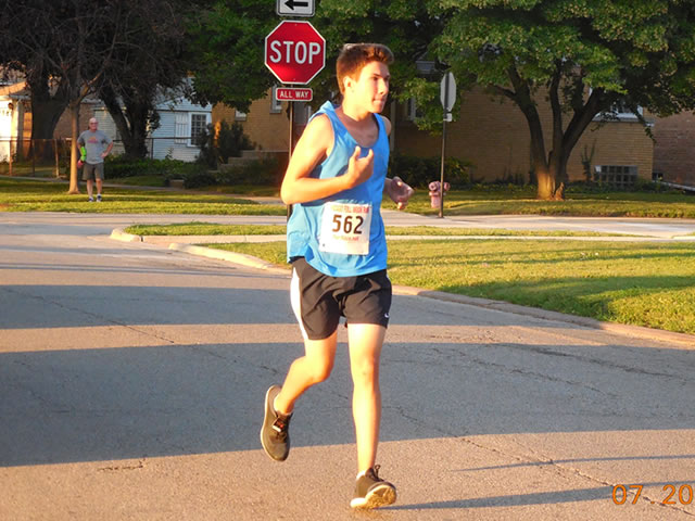 Race action from the roads of Norwood Park