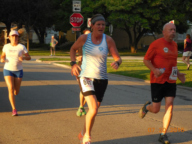 Race action from the roads of Norwood Park