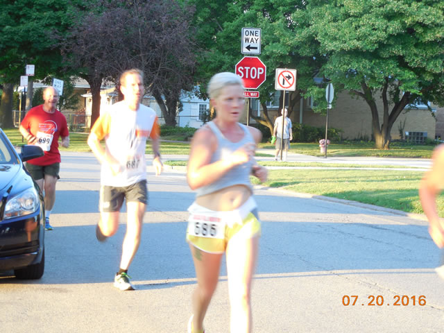 Race action from the roads of Norwood Park