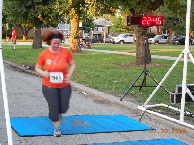 Race action from the roads of Norwood Park