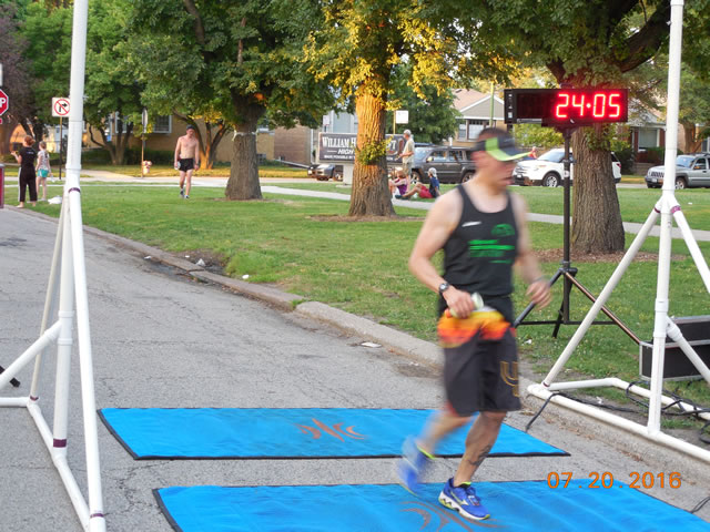 Race action from the roads of Norwood Park