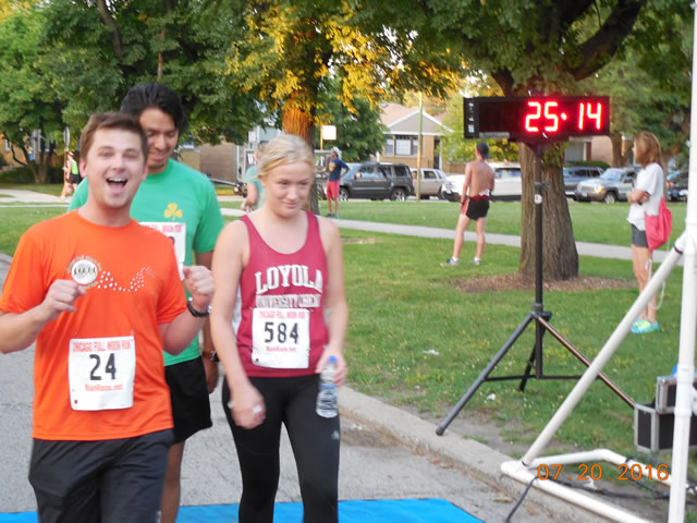 Race action from the roads of Norwood Park