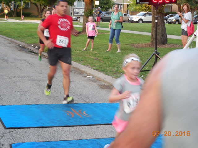 Race action from the roads of Norwood Park