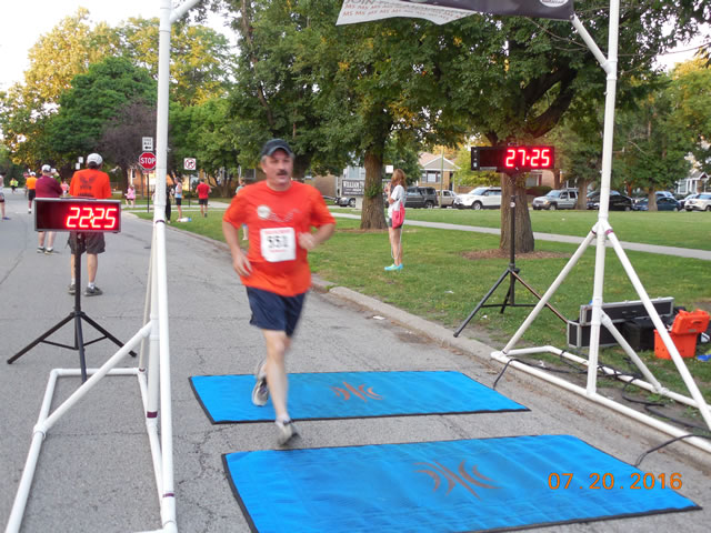 Race action from the roads of Norwood Park