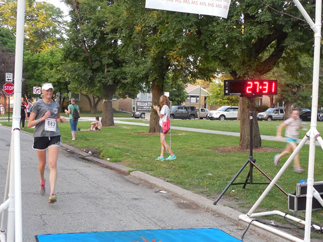 Race action from the roads of Norwood Park