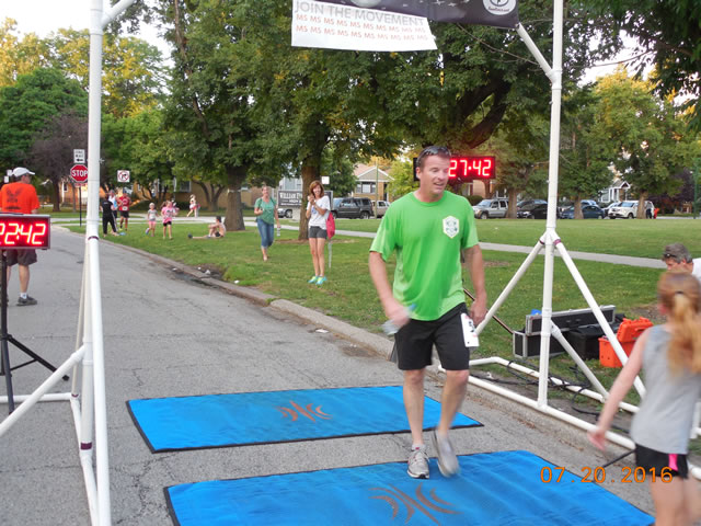 Race action from the roads of Norwood Park