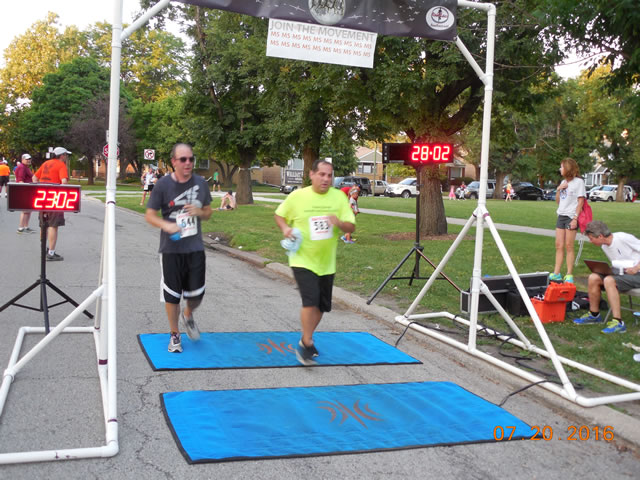 Race action from the roads of Norwood Park
