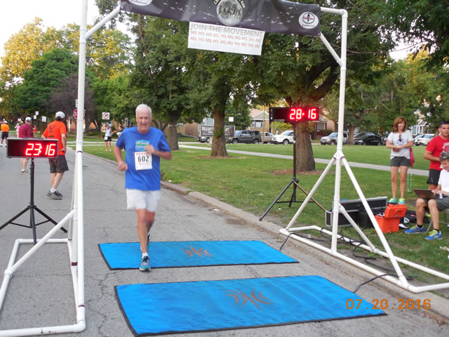 Race action from the roads of Norwood Park