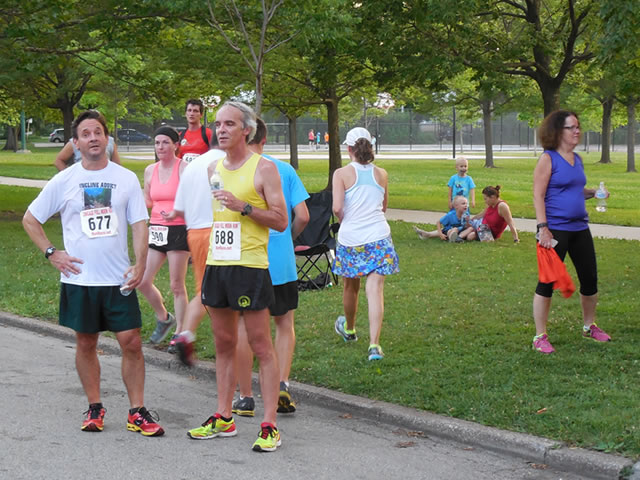 Race action from the roads of Norwood Park