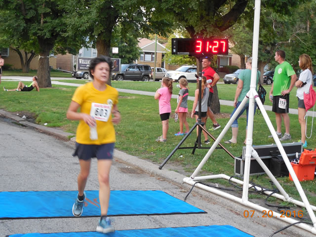 Race action from the roads of Norwood Park