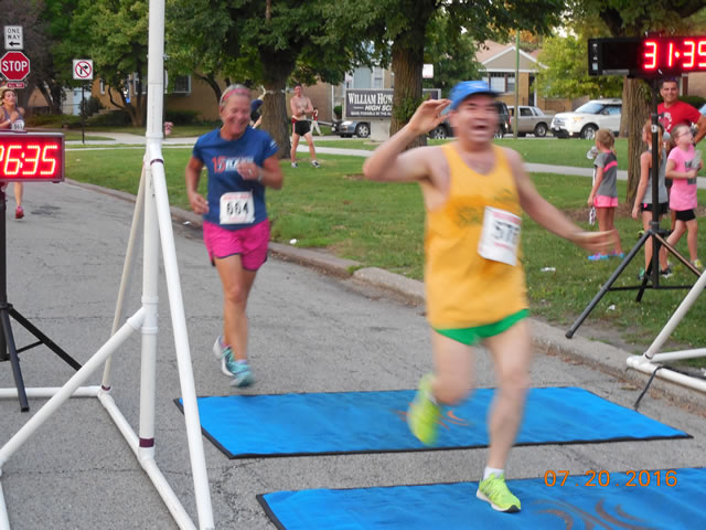 Race action from the roads of Norwood Park