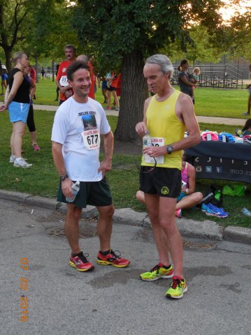 Race action from the roads of Norwood Park