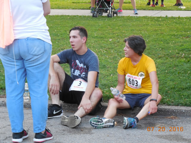 Race action from the roads of Norwood Park