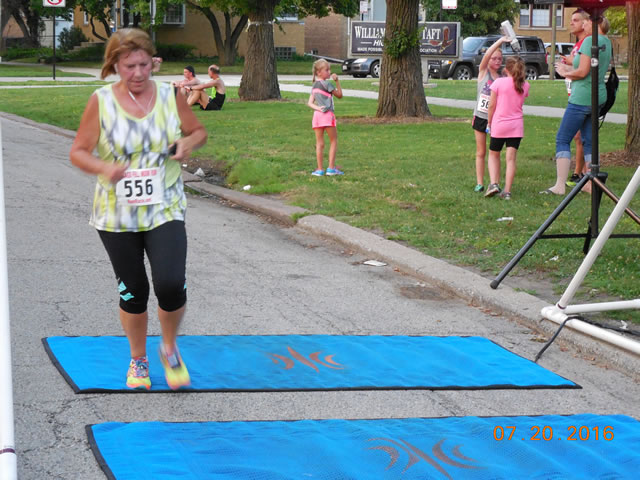 Race action from the roads of Norwood Park