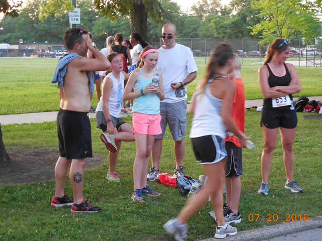 Race action from the roads of Norwood Park