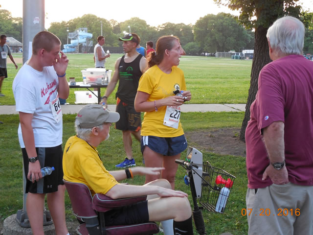 Race action from the roads of Norwood Park