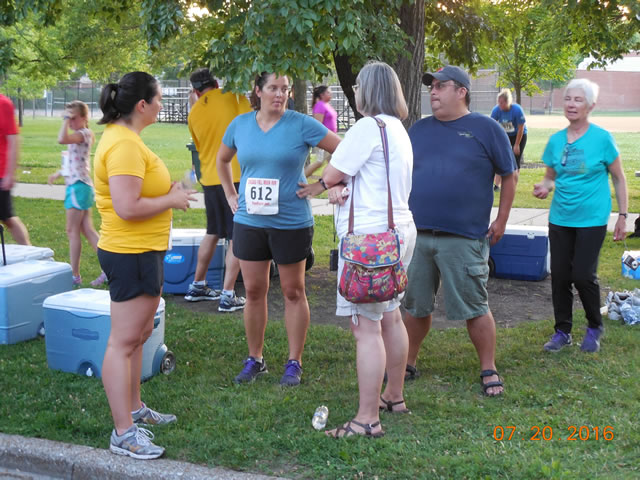 Race action from the roads of Norwood Park