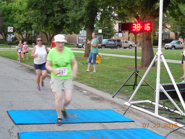 Race action from the roads of Norwood Park